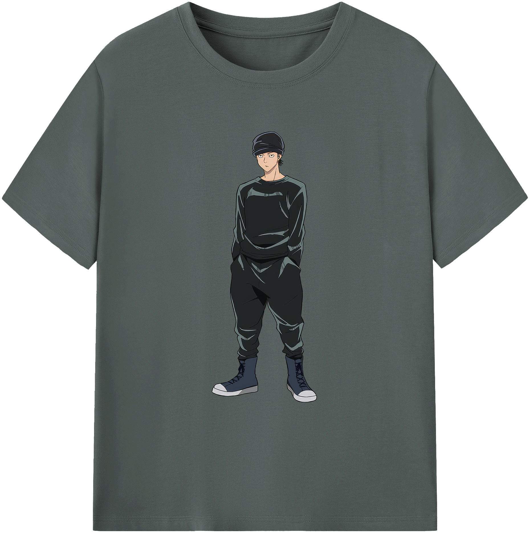 （画像用） 呪術廻戦 Jujutsu Kaisen 綿100％ メンズ半袖Tシャツ｜肌触りやわらか＆通気性